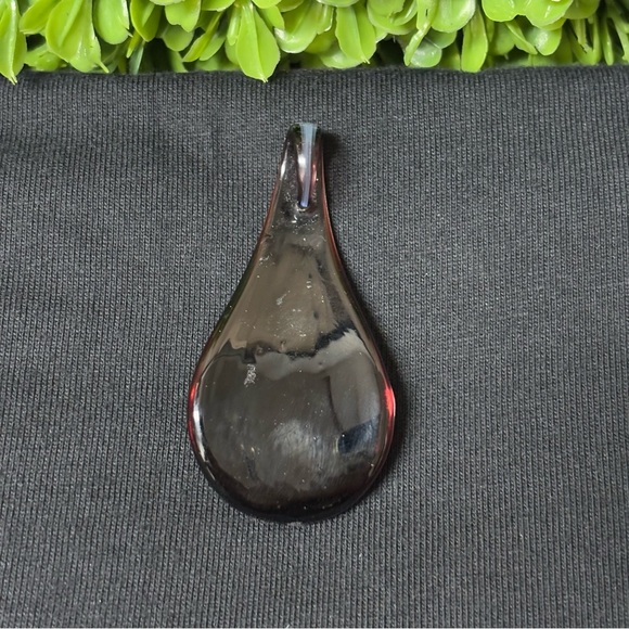 Murano Glass Blue Flower Leaf
Pendant - Picture 4 of 5